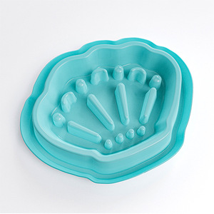 Bol à nourriture <span class=keywords><strong>pour</strong></span> animaux de compagnie en plastique PP <span class=keywords><strong>anti</strong></span>-éclaboussures et <span class=keywords><strong>anti</strong></span>-étouffement en forme de coquille <span class=keywords><strong>pour</strong></span> chats et chiens - Product Image 6