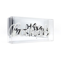Logo personnalisé enseigne au néon bière texte imprimé UV tube de verre personnalisé décor illuminé enseigne au néon