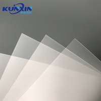 Vente chaude 0.2mm 0.4mmm Led Diffuseur Bande Lumineuse Flexible PC En Plastique Led Panneau Lumineux Carré En Polycarbonate Diffuseur Film