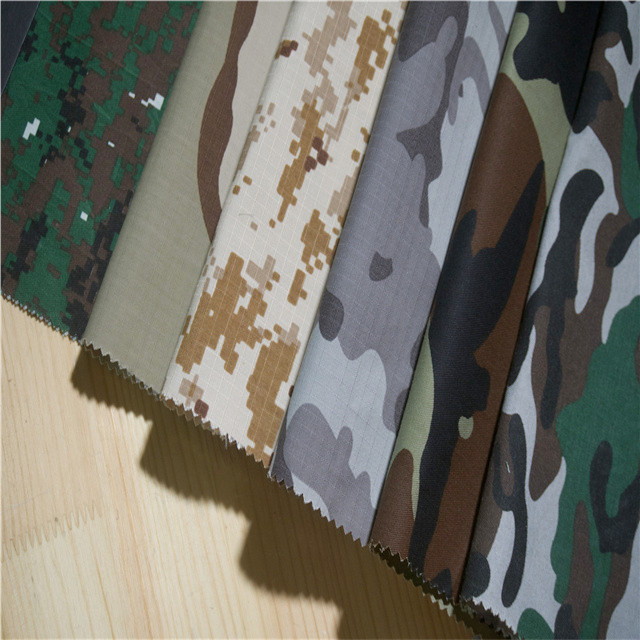 Тканая камуфляжная ткань TC 65/35, камуфляжная ткань ripstop, Военная Ткань