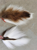 Matériel naturel pour la fabrication de mouches de pêche, poils de queue de cerf (Deer Whitetail Buck) pour leurres de pêche en eau salée Shtreimel, Odocoileus Virginianus