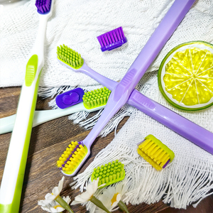 <span class=keywords><strong>Brosse</strong></span> <span class=keywords><strong>à</strong></span> dents légère avec étui, <span class=keywords><strong>tête</strong></span> remplaçable, sans plastique, pour l'hygiène bucco-dentaire, <span class=keywords><strong>tête</strong></span> <span class=keywords><strong>interchangeable</strong></span> pour le bureau - Product Image 3