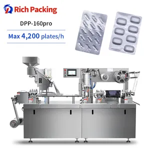 DPP-160 Automatic Thermoforming Sealing Tablet Capsule Blister Packaging Machine