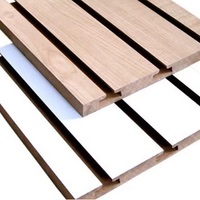 Plaque fendue 15mm 18mm fendue mélamine MDF / Slatwall Mdf/Slatwall décoratif pour meubles