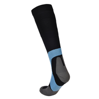 Chaussettes de compression personnalisées, chaussettes de sport à compression, hauteur genou, en nylon et élasthanne tricotées, pour soulager les gonflements, course à pied, gym, voyage, OEM, unisexe