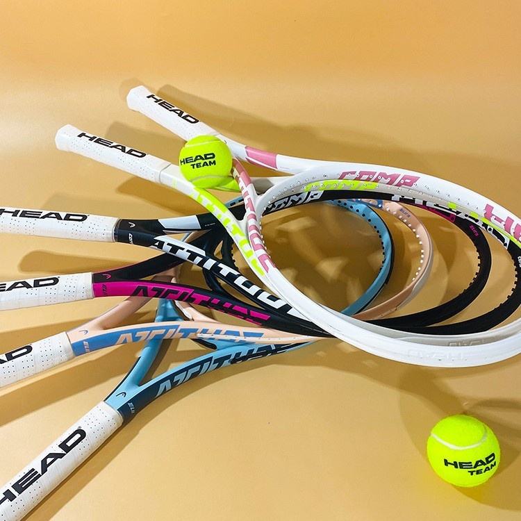 HEAD 2025 New Tennis Racket All-Carbon Attitude Model for Beginners ...