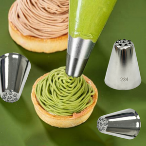3 pcs #234 8-hole Grass Pastry Tip, Baking Cake Decorating <b>Tool</b> for Cake, cupcake and <b>cookies</b> - Product Image 2