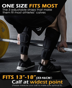 Cử tạ Deadlift bảo vệ ống chân, bê hỗ trợ cú đúp 5mm dày <span class=keywords><strong>Neoprene</strong></span> bảo vệ ống chân - Product Image 6