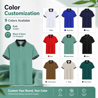 Piqué 100% polyester 210 g/m² de haute qualité pour chemise, logo personnalisé, unisexe, col à revers uni, respirant, uniforme d'équipe de golf