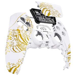 Carcasa para Control de PS5 - Panel Frontal Brillante con Diseño de Olas Kanagawa y Cubierta de Panel Táctil Suave - Product Image 1
