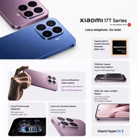 Teléfono Inteligente Xiaomi 17T 5G Original, Cámara Trasera de 50W, Batería Grande de 7000mAh, Larga Duración en Espera, Teléfono Móvil Android
