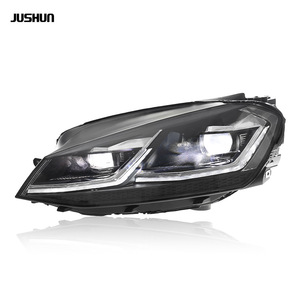 Conjunto de faros delanteros LED completos Jushun Golf 7 con DRL para Volkswagen 2013-2020 estilo doble L - Product Image 3