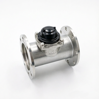 Vente directe usine Compteur d'eau froide mécanique multi-jets détachable DN150 en acier inoxydable 304 SS pour mesure industrielle