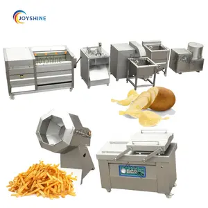 Batata frita francesa automática elétrica, varas de batata batata frita processamento de varas