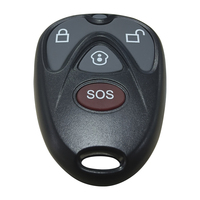 Télécommande universelle 4 canaux 433 MHz pour ouvre-porte de garage, duplicateur de clé à code fixe, transmetteur sans fil