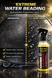 Cire en spray rapide pour voiture 250ml - Protection premium Carnauba & Polymère Jaune pour voitures neuves et anciennes - Product Image 3