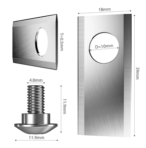 Lot de 9 lames de <span class=keywords><strong>tondeuse</strong></span> robotisée pour <span class=keywords><strong>tondeuse</strong></span> robot Hon Da Miimo, emballage en boîte en papier - Product Image 2
