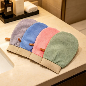 Bath <b>scrub</b> gloves, powerful exfoliating and scrubbing gloves for home use, double-sided, for men and women, coarse-grained bath - Product Image 1