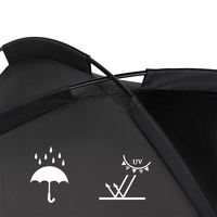 Lit de voyage surélevé pour chien d'extérieur avec auvent amovible, portable, rafraîchissant, en fer massif de haute qualité, pour camping et plage