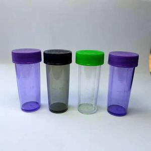 Pot en plastique PS PP rond exquis avec couvercle à vis pour l'emballage des soins personnels - Product Image 1