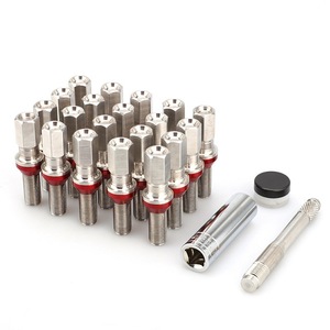 น็อตล้อเก็ตอิทออล M14X1.5 สแตนเลสสตีล แบบหัวบอลเรียว สำหรับดัดแปลงรถยนต์ - Product Image 5