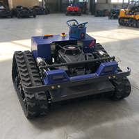 Mesin Pemotong Rumput Crawler Remote Control Terlaris, Mini Robotic Flail Mowe