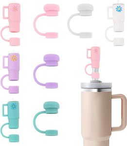 Tampas de Canudo de Cartoon Fofas de 10mm à Prova de Poeira Reutilizáveis de Grau Alimentício para Copos de Gelo Manter Limpo Uso em Casa Escritório ao Ar Livre - Product Image 4