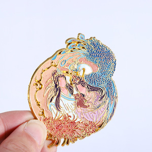 Pin <span class=keywords><strong>MAIMAI</strong></span> con Diseño de Pez Azul, Animal Marino, Esmalte Duro y Suave, Insignia de Metal Dorado, Logotipo de Dibujos Animados, Diseño Personalizado, Pin de Solapa - Product Image 3