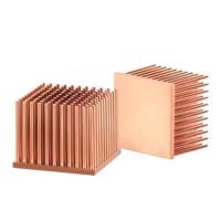 Dongguan Custom Cnc Square Round Pin Fin Heatsink Cooper Servers Cooler Cold Forging Led Light Cpu Radiateurs Heat Sink