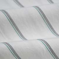 Tissu en coton en stock du fabricant, tissu à rayures teint en fil haute torsion de style japonais, chemise de mode japonaise et coréenne et