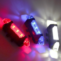 Nouvelle lampe de poche LED arrière Image pour Xiaomi Mijia M365 Scooter électrique et lumière de sécurité cycliste en plastique