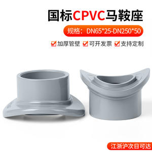 Raccord de tuyau en CPVC Rongsheng, type selle, diamètre 20 mm, connecteur de tuyau d'eau en PVC pour remplacement et réparation d'assemblages de tubes - Product Image 3