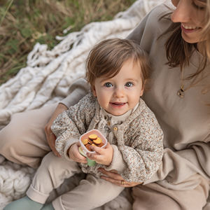 Tarro cuadrado de puré de silicona para bebé a prueba de fugas, almacenamiento de silicona personalizable para bebé, apto para lavavajillas de grado alimenticio, oferta personalizada ODM - Product Image 4