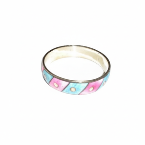 Vente chaude Rouge et Vert Os Incrustation sur Laiton Mosaïque Bracelet sur Laiton Base Indien Os Incrustation Bijoux Bracelet au Prix de Gros - Product Image 1