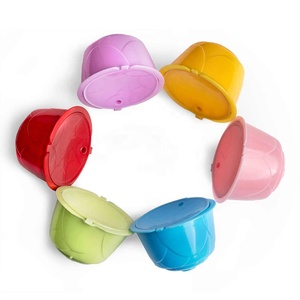 Filtros <span class=keywords><strong>Gusto</strong></span> Machines, Cápsula de Filtro de Café Reutilizable y Recargable de Plástico Nueva <span class=keywords><strong>para</strong></span> <span class=keywords><strong>Dolce</strong></span> - Product Image 1