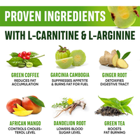 Rosebest Formule Personnalisée Garcinia Cambogia Café Vert Thé Vert Extrait Herbal Complément Minceur Brûle-Graisse