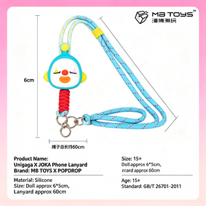 Lindo Cordón para Teléfono con Muñeco de Payaso <span class=keywords><strong>JOKA</strong></span>, Correa Antipérdida de Silicona Suave con Personaje de Dibujos Animados, Accesorio de Moda para Bolsos, Regalo - Product Image 2