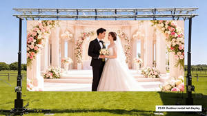 Snelle installatie <span class=keywords><strong>LED</strong></span>-scherm 4m x 3m naadloze splicing gigantisch podium concert achtergrond <span class=keywords><strong>LED</strong></span>-videowall compleet systeem - Product Image 2