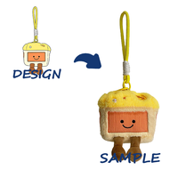 Poupée personnalisée en peluche super douce de 20 cm et 7 cm, brodée en nylon et polyester