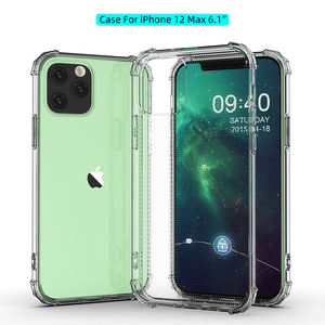 Funda protectora para teléfono móvil iPhone 12 Max, transparente, de gel suave, con protección TPU a prueba de golpes, 3D, anticaídas, 360 grados, cobertura total. - Product Image 3
