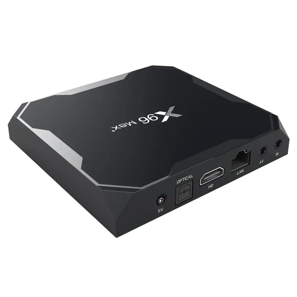 Ott X96 max + S905X3 mini tv box RAM 2G/4G ROM 32G 64GB di sostegno voce telecomando per Android 9.0 smart tv box X96MAX +