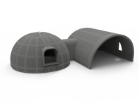 Kit de cabine de luxe étanche avec toilettes et salle de bain