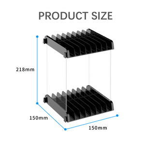 Ps5 <b>Game</b> Disc <b>Holder</b> Storage Tower For Ps4 Xb <b>Switch</b> Wall Mount Desktop Organizer With Expansion Slots - Product Image 5