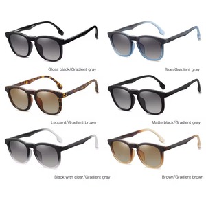 Gafas de Sol Magnéticas con <span class=keywords><strong>Clip</strong></span> Polarizadas UV400 de Dos Tonos con <span class=keywords><strong>Lentes</strong></span> con Protección Contra la Luz Azul para Hombre, Ideales para Conducir - Product Image 5