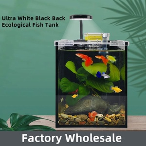 Wholesale Customised Light <strong>Fish</strong> Complete Kit Cute PC Glass <strong>Aquarium</strong> Tank with Accessories for <strong>Aquarium</strong> <strong>Beginners</strong> - Product Image 3