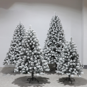 Sapin de Noël artificiel floqué, sapin de Noël enneigé en gros - Product Image 4