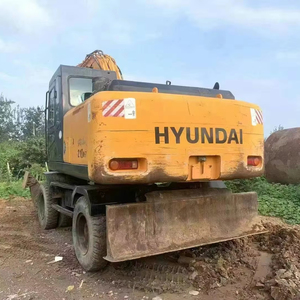 Excavadora Usada Hyundai 210W-7 en Oferta, 21 Toneladas, la Más Vendida, Excavadora de Ruedas Hyundai 210W-9 210w-7 Usada, Fabricada en Corea del Sur - Product Image 1