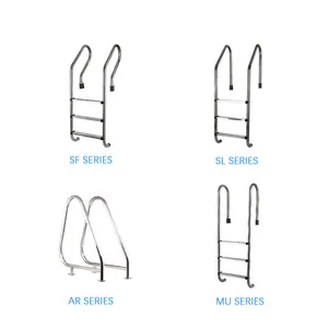 수영풀 부속품 장비 수영장 사다리를 위한 지상 수영의 위 스테인리스 304/316