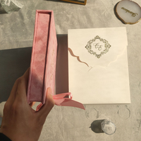 Boîte cadeau en velours personnalisée avec doublure en satin pour porte-cartes de crédit de luxe, vente en gros directe d'usine, rigide et magnétique