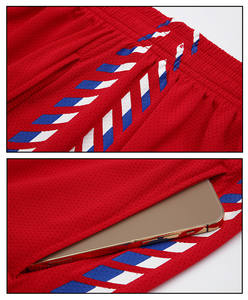 قمصان الرجال سريعة الجفاف شبكة كرة السلة جيرسي الأخضر والأسود اللون اطلاق النار قمصان عكسها زي كرة السلة للأولاد - Product Image 6